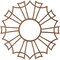 Ekena Millwork Augustus Wood Fretwork Pierced Ceiling Medallion, Walnut, 34"OD x 12"ID x 3/8"T CMWP34X34X0375AUWA - alternate 5